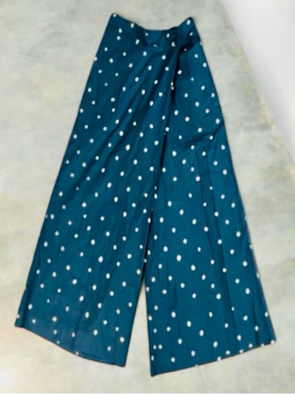 NWOT Humility Wrap Palazzo 💯 %Cotton Trouser Size 36